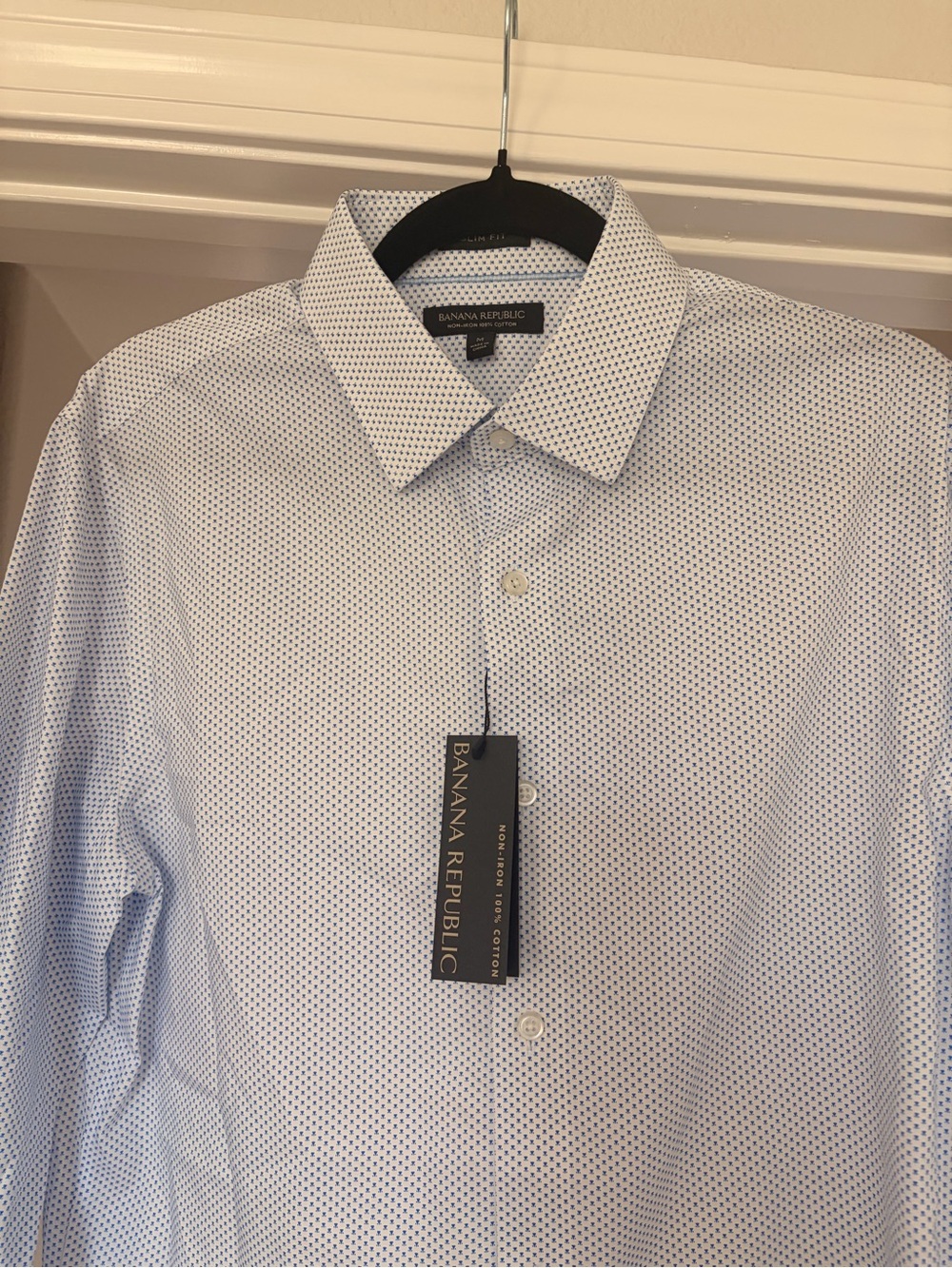 Banana Republic Light Blue Slim Fit Dress Shirt